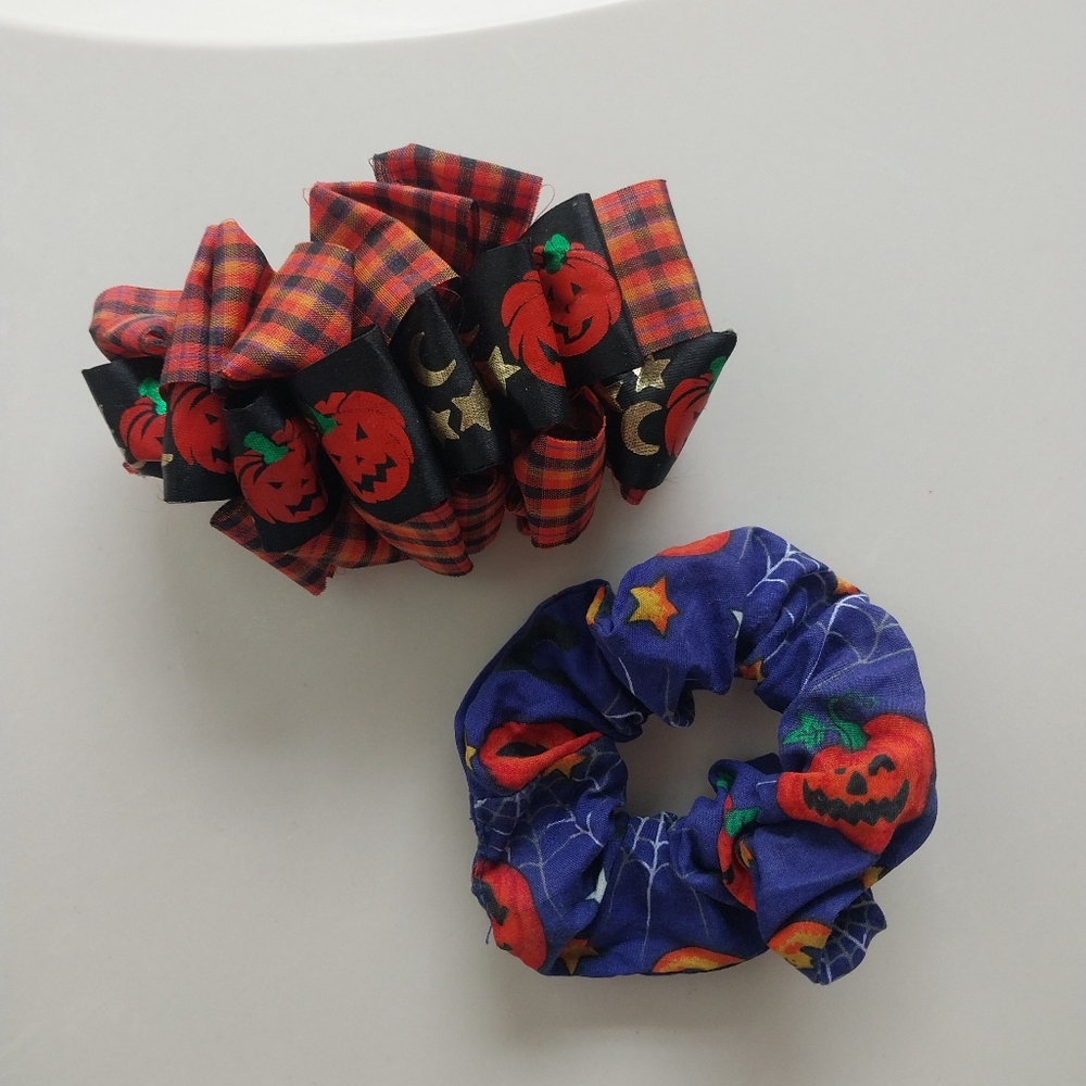 Halloween Pumpkin Hair Accessories Set